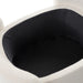 Erin - Modern Cream Fabric Storage Ottoman