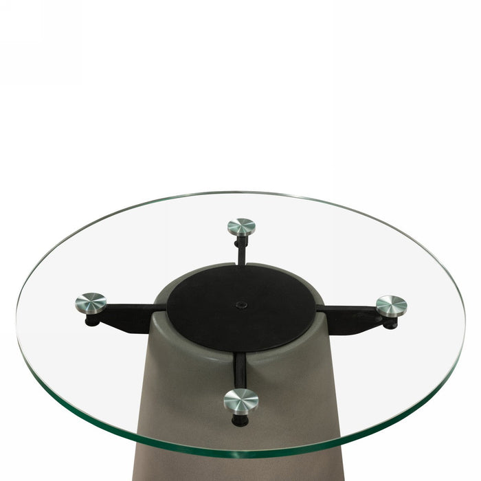 Atlas End Table - Brown Contemporary End Table | NorCal Furniture Santa Clara CA