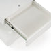 Esso Modern White Glossy Tall Nightstand