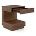 Esso - Contemporary Walnut Tall Nightstand