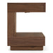 Esso - Contemporary Walnut Tall Nightstand