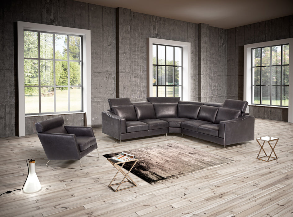 Emory - Modern Black Leather Chair