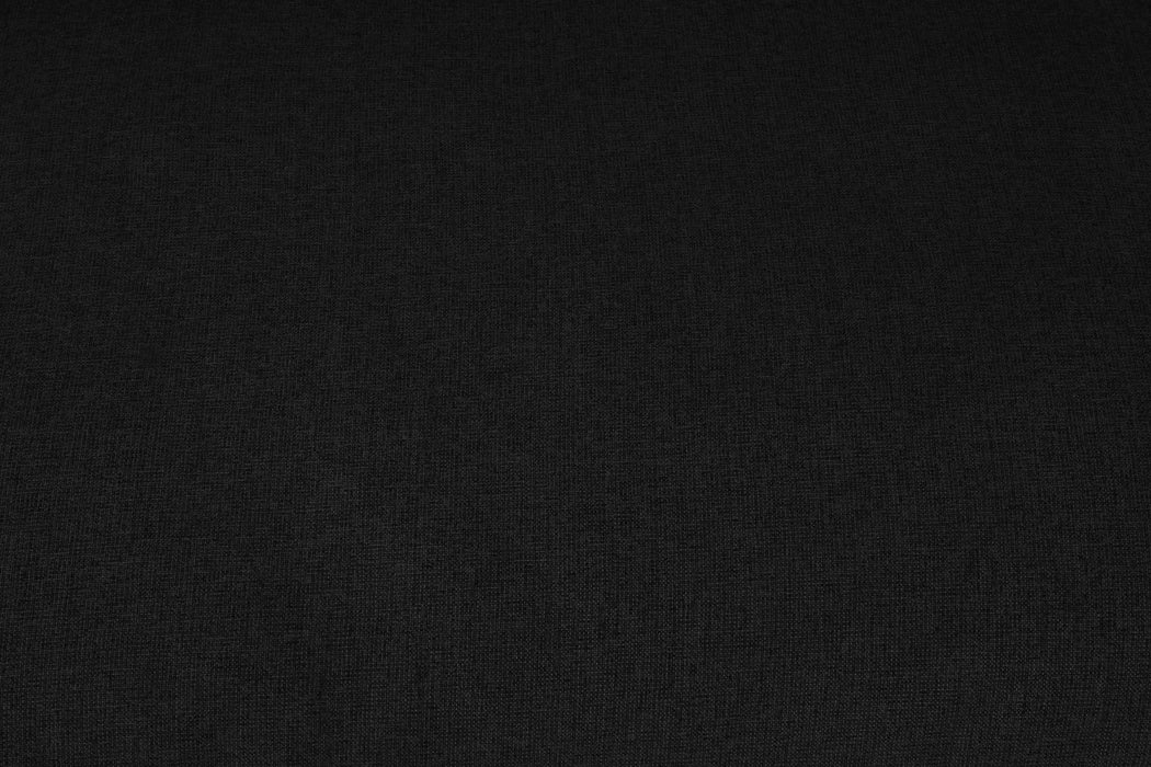 Serene Black Linen Fabric Deluxe Cloud Modular Sofa