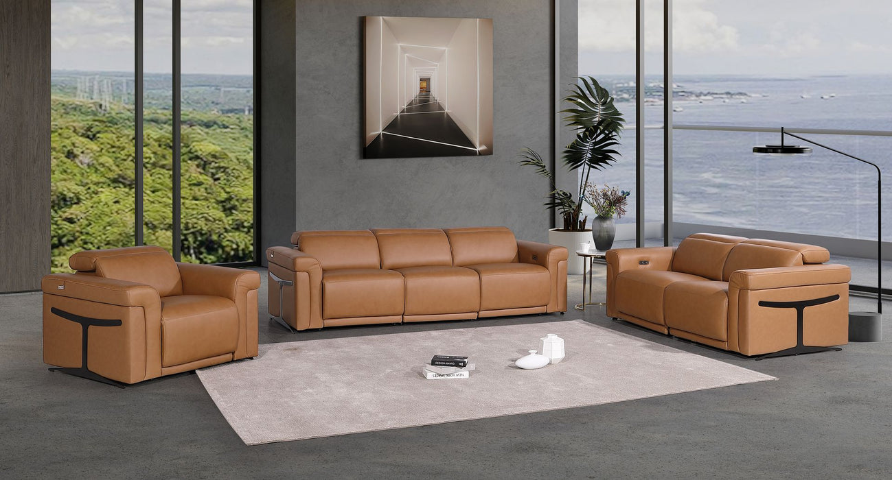 DivanItalia 1126 Cognac 3-Piece Set