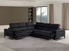 DivanItalia 1246 5-Piece Sectional Black