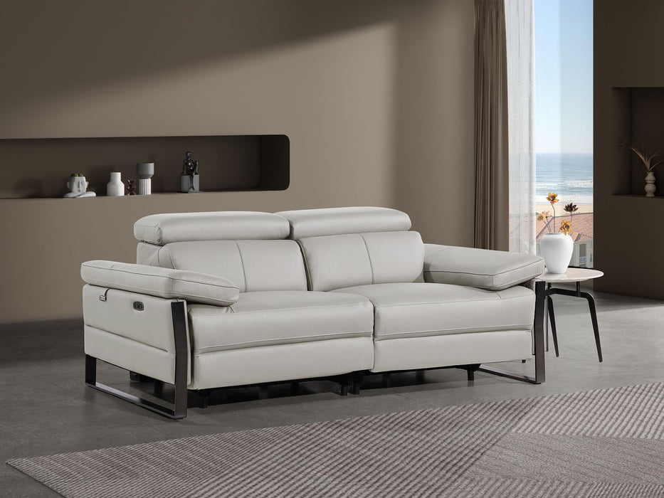 1246 Power Recliner - Light Grey