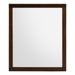 Fantasia - Contemporary Dark Walnut Mirror