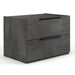 Ferrara - Modern Volcano Oxide Grey Nightstand