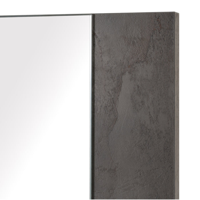 Ferrara - Modern Volcano Oxide Grey Mirror