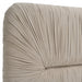 Florence - Modern Beige Velvet + Leatherette Bedroom Set