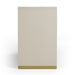Florence - Modern Beige Leatherette + Gold Dresser