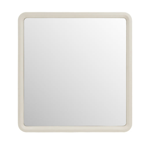 Florence - Modern Beige Leatherette Mirror
