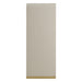 Florence - Modern Beige Leatherette + Gold Chest