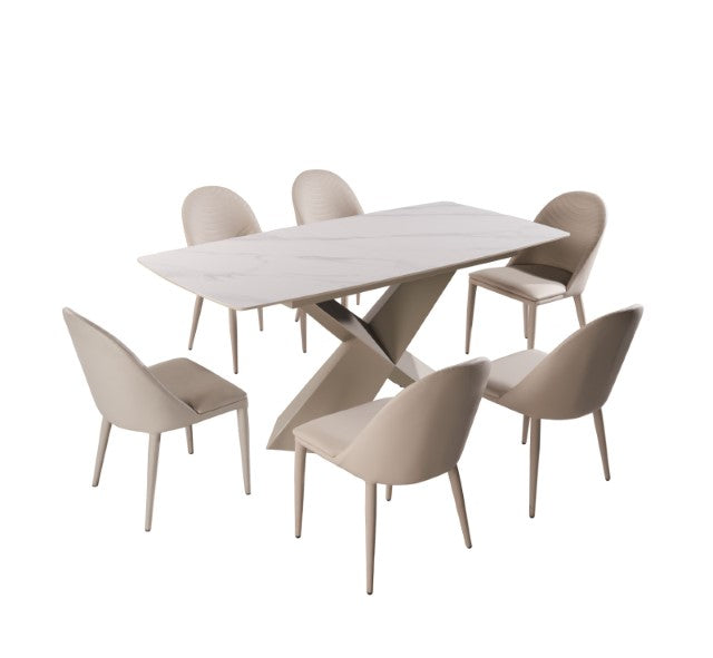 Lenvik 7 Pc Dining Table Set