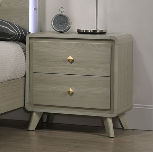 RAIN  NIGHT STAND - Grey Contemporary Night Stand | NorCal Furniture Santa Clara CA