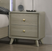 RAIN  NIGHT STAND - Grey Contemporary Night Stand | NorCal Furniture Santa Clara CA