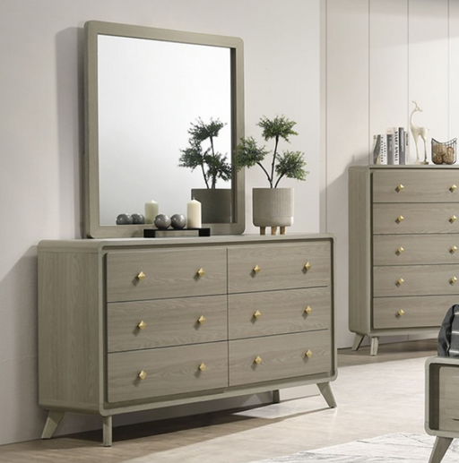 RAIN  DRESSER - Gold Contemporary Dresser | NorCal Furniture Santa Clara CA