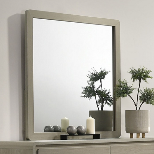 RAIN  MIRROR - Grey Contemporary Mirror | NorCal Furniture Santa Clara CA