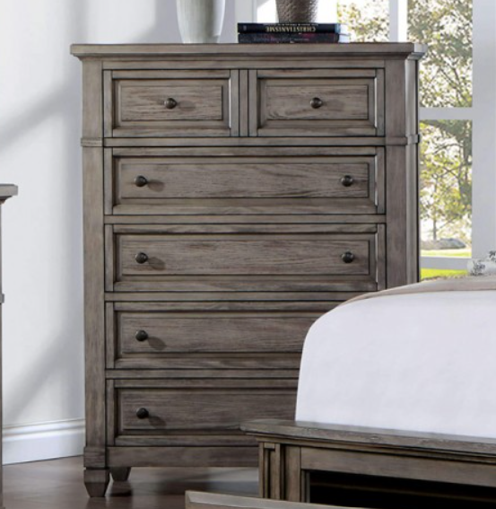 DURA  CHEST - Grey Transitional Chest | NorCal Furniture Santa Clara CA
