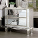 ALIORA  NIGHTSTAND - Grey Glam Night Stand | NorCal Furniture Santa Clara CA