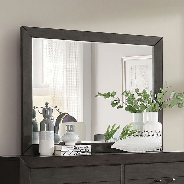 MILGO  MIRROR - Grey Transitional Mirror | NorCal Furniture Santa Clara CA