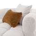 Freya - Modern Beige Fabric Sectional Sofa w/ Console