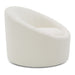 Frontier - Glam White Fabric Accent Chair