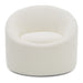 Frontier - Glam White Fabric Accent Chair