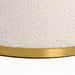 Frontier - Glam Beige Fabric Curved Sectional Sofa with Beige Pillows