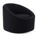 Frontier - Glam Black Fabric Accent Chair