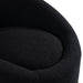 Frontier - Glam Black Fabric Accent Chair