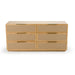 Gavin - Modern Natural Ash + Rattan Dresser