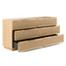 Gavin - Modern Natural Ash + Rattan Dresser