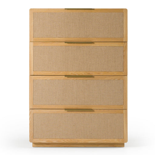 Gavin - Modern Natural Ash + Rattan Chest