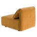 Gene - Modern Ochre Fabric Modular Armless Sectional Seat
