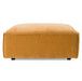 Gene - Modern Ochre Fabric Modular Ottoman