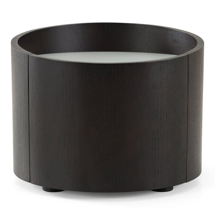 Geneva - Modern Brown Oak Nightstand