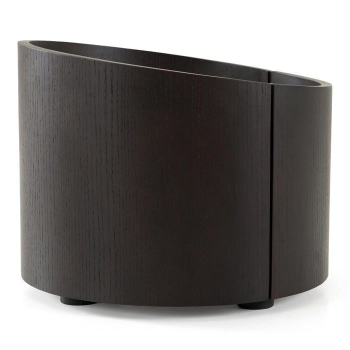 Geneva - Modern Brown Oak Nightstand