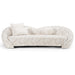 Gentle - Modern Beige Pattern Fabric Sofa