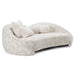 Gentle - Modern Beige Pattern Fabric Sofa