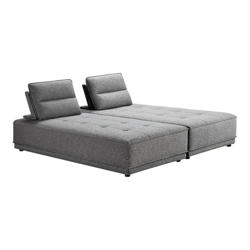 Glendale - Modern Grey Fabric Modular Sectional Sofa