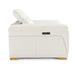 Gregory - Modern Off-White Leather Recliner Chair