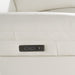 Gregory - Modern Off-White Leather Recliner Chair