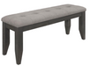 D ANN  DINING BENCH - Brown Transitional Dining Bench | NorCal Furniture Santa Clara CA