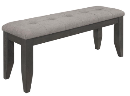 D ANN  DINING BENCH - Brown Transitional Dining Bench | NorCal Furniture Santa Clara CA