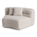 Nomad - Modern Off-White Fabric Curved Sectional Sofa