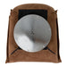 Hagen - Modern Camel Velvet + Chrome Swivel Accent Chair