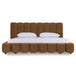Harris - Modern Brown Fabric Bed