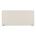 Harris - Modern Off-White Fabric Bed