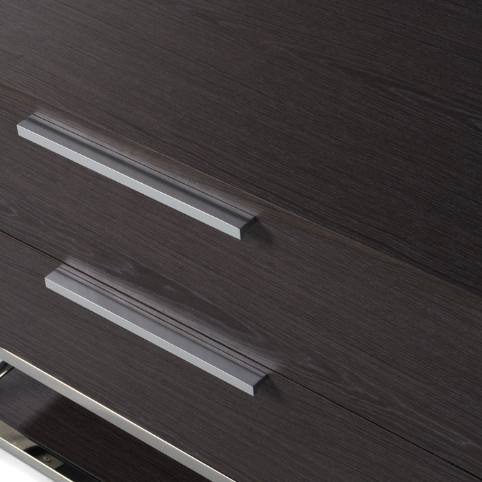 Helenora - Modern Grey Elm Nightstand